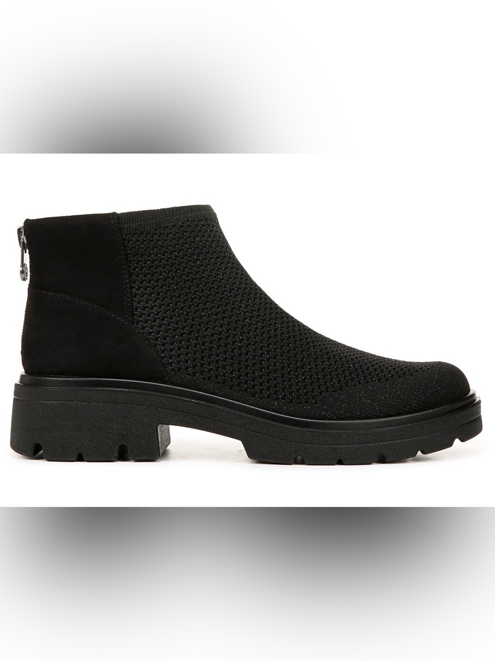 Women’s size 6.5M BZees May Slip-On Ankle Booties Chunky Heel